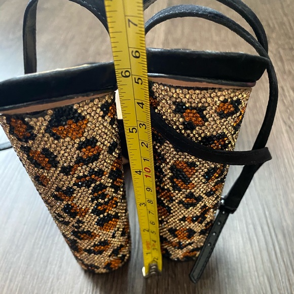 Schutz for Anthropologie - Adneia Leopard Print Heels - Picture 9 of 14